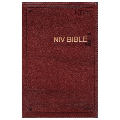 자체브랜드 NIV BIBLE (대/단본/색인/지퍼/다크브라운)