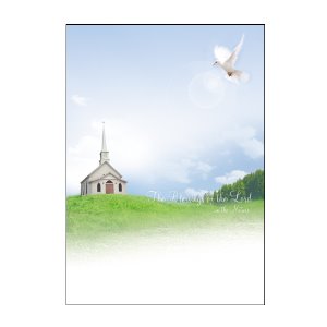 자체브랜드 교회주보용지 (A4 4면) - KJ 3016