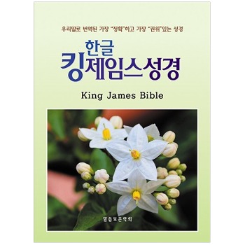 자체브랜드 한글 킹제임스성경 - 작은성경 (단본/무색인/무지퍼/검정)
